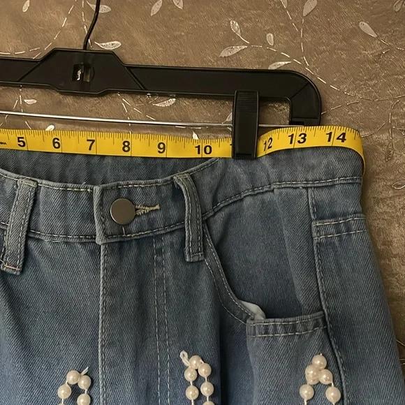 Pearl boutique grunge straight leg jean size S - Picture 7 of 7